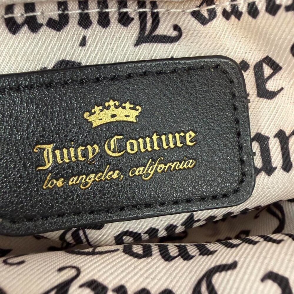 Juicy Couture Los Angeles Cal Black Cross Shoulder Bag - Picture 4 of 6